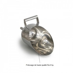 Pelle inox de laboratoire | Pelle inox 316L pharmaceutique ergonomique 3 et 5 litres | SAM-A776-3000_1