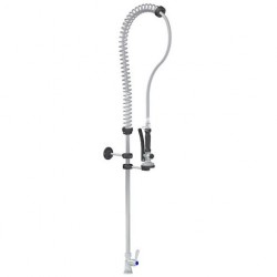 Douchette de prélavage ECO mono trou avec robinet 1/4 de tour eau froide