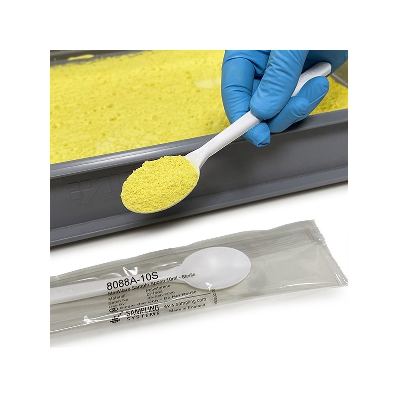 Consommable de laboratoire | Cuillère à poudre stérile Polyéthylène USP Classe VI 3 ml et 10 ml SteriWare | 9088H