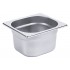 Bac Gastro inox GN 1/6 dimensions 162 x 176 mm : Volume:1.6L, Profondeur :100 mm