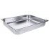 Bac Gastro GN 2/1 inox 304L série 7000 : Volume:28.5L, Profondeur :100 mm