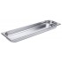 Bac Gastro inox GN 2/4 Dimensions 530 x 162 mm : Volume:2.4 L, Profondeur:40 mm