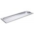 Bac Gastro inox GN 2/4 Dimensions 530 x 162 mm : Volume:1.25 L, Profondeur:20 mm