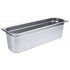 Bac Gastro GN 2/4 inox 304L série 7000 : Volume:8.75L, Profondeur :150 mm