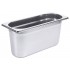 Bac Gastro inox GN 2/8 Dimensions 325 x 132 mm : Volume:3.7L, Profondeur :150 mm