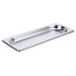 Bac Gastro inox GN 2/8 Dimensions 325 x 132 mm : Volume:0.5 L, Profondeur :20 mm
