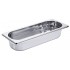 Bac Gastro GN 2/8 inox 304L série 7000 : Volume:1.8L, Profondeur :65 mm