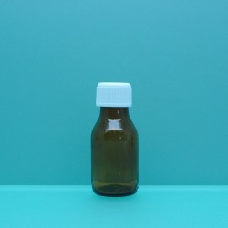 Flacon en verre ambré | pour échantillonnage | 100 ml filetage 28 mm