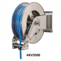 Enrouleur automatique Agroalimentaire inox | Enrouleur automatique en inox avec Tuyaux 1/2" 30 bar 100°C | AKV1100-V05