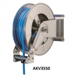 Enrouleur automatique Agroalimentaire inox | Enrouleur automatique en inox avec Tuyaux 1/2" 30 bar 100°C RAMEX | AKV1100-V05_1