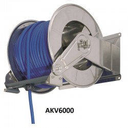 Enrouleur automatique Agroalimentaire inox | Enrouleur automatique en inox avec Tuyaux 1/2" 30 bar 100°C | AKV1100-V05