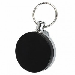 Bureautique détectable | Porte-clés rétractable boîtier acier et plastique | COT-5837320