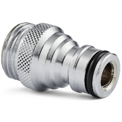 Raccord rapide d'arrosage laiton  | Adaptateur rapide laiton chromé NITO 59640A3 - 1/2" mâle x 1/2" BSP mâle | NIT-59640A3