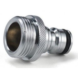 Raccord rapide d'arrosage laiton  | Adaptateur rapide laiton chromé NITO 5964AA3 - 1/2" mâle x 3/4" BSP mâle | NIT-5964AA3