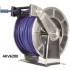Enrouleur automatique en inox avec Tuyaux 1/2" - 30 bar - 100°C - RAMEX : Diamètre:1/2", Longueur:40 m, Option support pivotant:ST-60, Tuyau:30 bars
