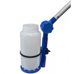 Porte-bouteille angle variable pour prélèvement d’échantillons de liquides