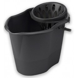 Seau essoreur pour balai à franges 14 litres MBK16GRY