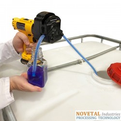 Pompe prélèvement de liquide | Pompe de prélèvement péristaltique portable PeriPump | SAM-5224A-01