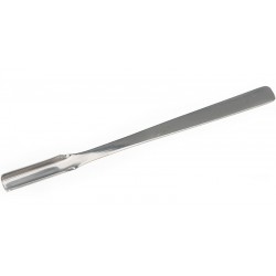 Spatule à poudre inox monobloc