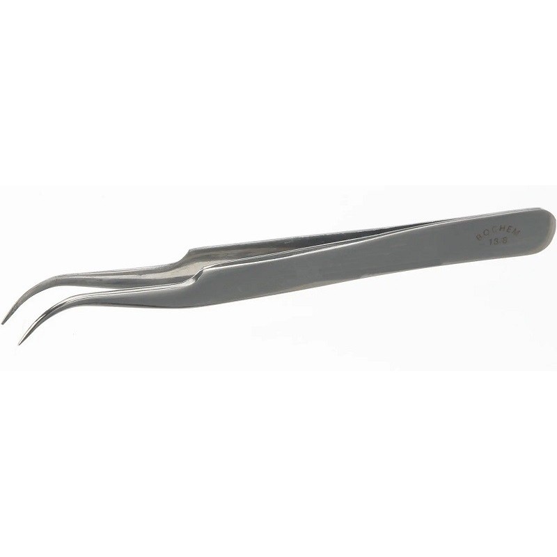 Pince de laboratoire | Pince pointue courbée de précision Inox 304L | BOC-1620