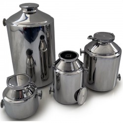 Fût Inox 316L double enveloppe 3 à 50 litres