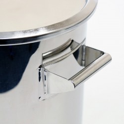 Fût inox et conteneur inox | Fût inox 316L et conge Inox 316L fermeture à bande de serrage | SAM-A126