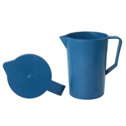 Accessoires détectables | Bécher détectable avec couvercle 1 litre | DEC-536P01