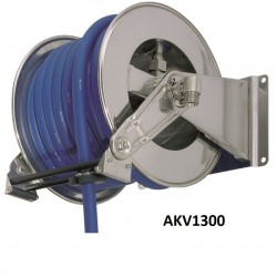 Enrouleur automatique Agroalimentaire inox | Enrouleur automatique en inox avec Tuyaux 3/4" 30 bar 100°C | AKV1200-V5