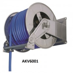 Enrouleur automatique Agroalimentaire inox | Enrouleur automatique en inox avec Tuyaux 3/4" 30 bar 100°C | AKV1200-V5