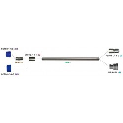 Lance de rinçage inox 60 cm connexion rapide