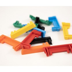 Support brosserie | Rails aluminium pour crochets 500 mm 10 couleurs RAIL500 | RAIL500