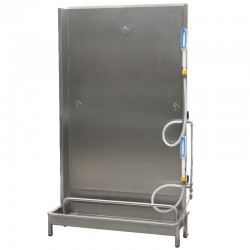 Lave-tabliers | Lave-tablier lave-bottes manuel en inox