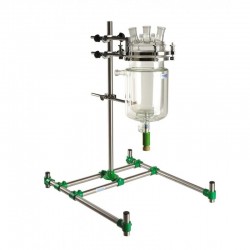 Support de laboratoire | Angle intermédiaire de laboratoire en fonte malléable pour tube inox ø 26.9 mm | FIT-A116
