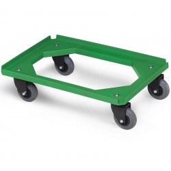 Chariot roule bac | Chariot roule bac 250Kg roulettes pivotantes caoutchouc 5 couleurs | MM-20504_1