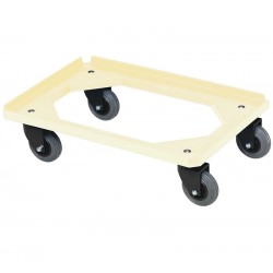 Chariot roule bac | Chariot roule bac 250Kg roulettes pivotantes caoutchouc 5 couleurs | MM-20504_1