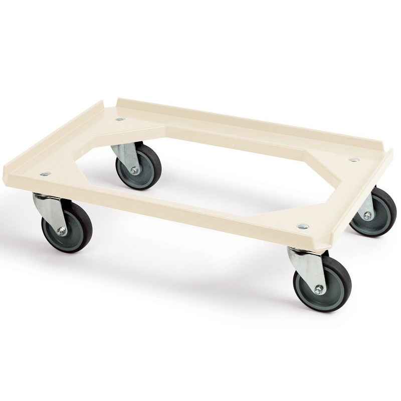 Chariot roule bac 250Kg roulettes pivotantes en acier 5 couleurs