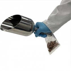 Pelle inox de laboratoire | Pelle inox 316L pour le remplissage de sac | SAM-A436-750