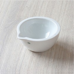 Mortier en porcelaine émaillée de 25 ml à 500 ml avec pilon