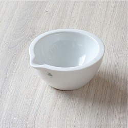 Mortier de laboratoire | Mortier et pilon - porcelaine intérieur émaillé - JIPO - 25 ml à 500 ml