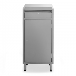 Pupitre inox | Pupitre inox 1 porte 1 tiroir largeur 500 mm | X-40650-441_1