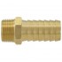 Embout cannelé mâle laiton de 13 à 25 mm pour tuyau : Dimensions:19 mm x 3/4" BSPT mâle