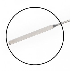 Spatule | Spatule micro inox | manche PVC | 2 modèles | BOC-3231