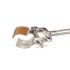 Pince pour statif acier zingué 4 modèles : Diamètre:d 80 / D 12 mm, Longueur:A 180 mm