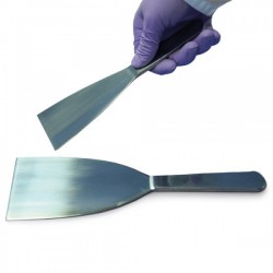 Spatule monobloc en inox, acier inox, Spatules, l. manche 35cm