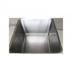 Cuve et Pétrin inox | Cuve bac Europe en inox avec poignées de basculement 120 litres | BRO-3320100