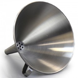 Entonnoir inox | Entonnoir avec filtre - inox - de 250 ml à 3.5 litres
