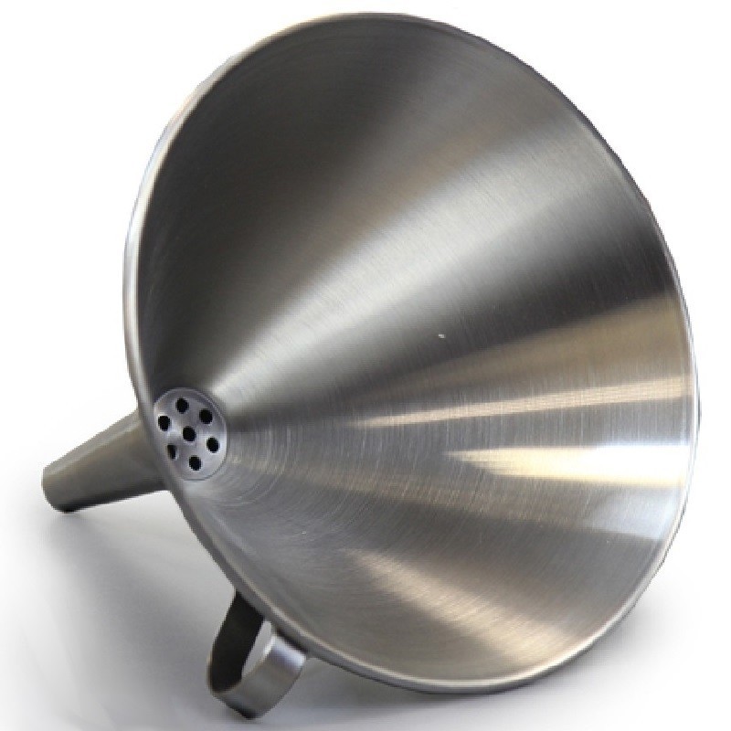 Entonnoir inox | Entonnoir avec filtre - inox - de 250 ml à 3.5 litres