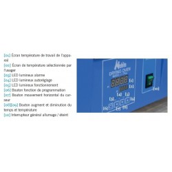 Incubateur de Laboratoire  | Étuve de cultures 45 litres 80°C 300 watts | ROG-JBB002
