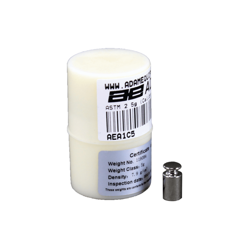 Poids étalons et coffret d'étalonnage | Poids d'étalonnage Masse de Calibrage 5g - E1 | 700100398