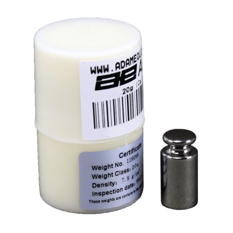 Poids étalons et coffret d'étalonnage | Poids d'étalonnage Masse de Calibrage 20g - E1 | 700100400